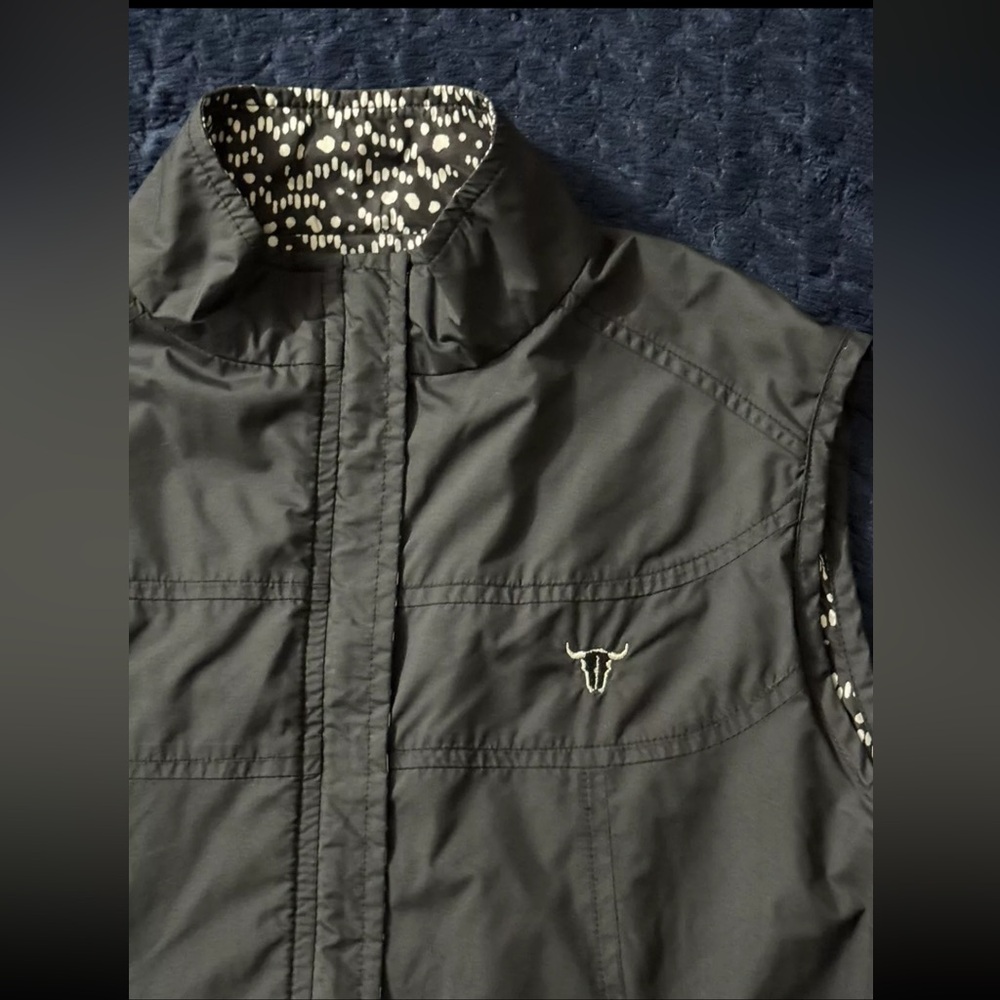 Peter‎ Millar Mens E4 Wind Reversible Full Zip Vest Black White Size Xsmall - Picture 5 of 13